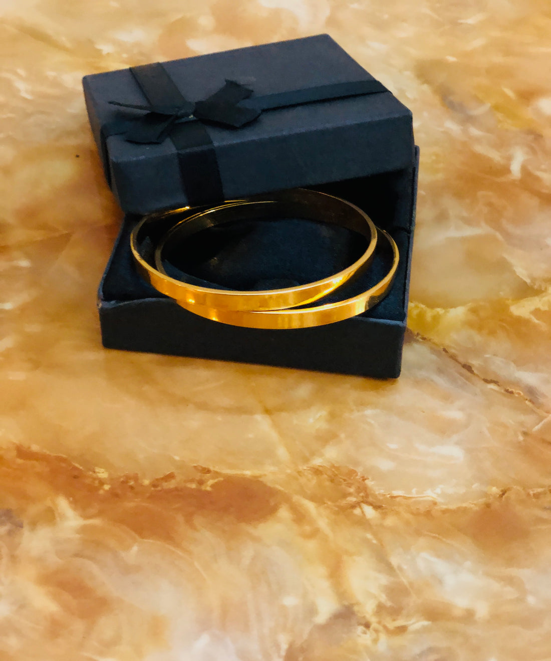 Personalized 2 Bangles for Couples