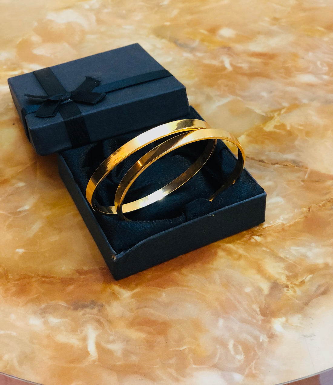 Personalized 2 Bangles for Couples